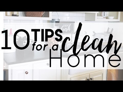 10 Tips For A Clean House | Cleaning Routine | Get Organized