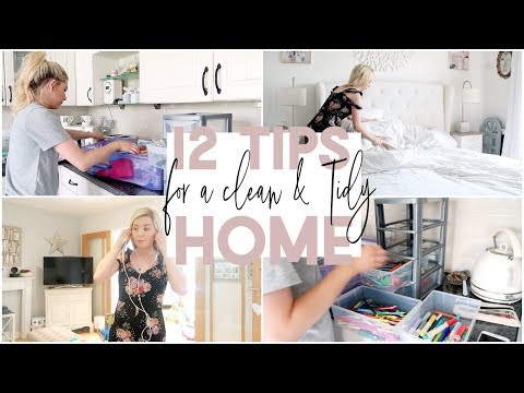 12 Tips For A Clean And Tidy Home | Get Your House Organised