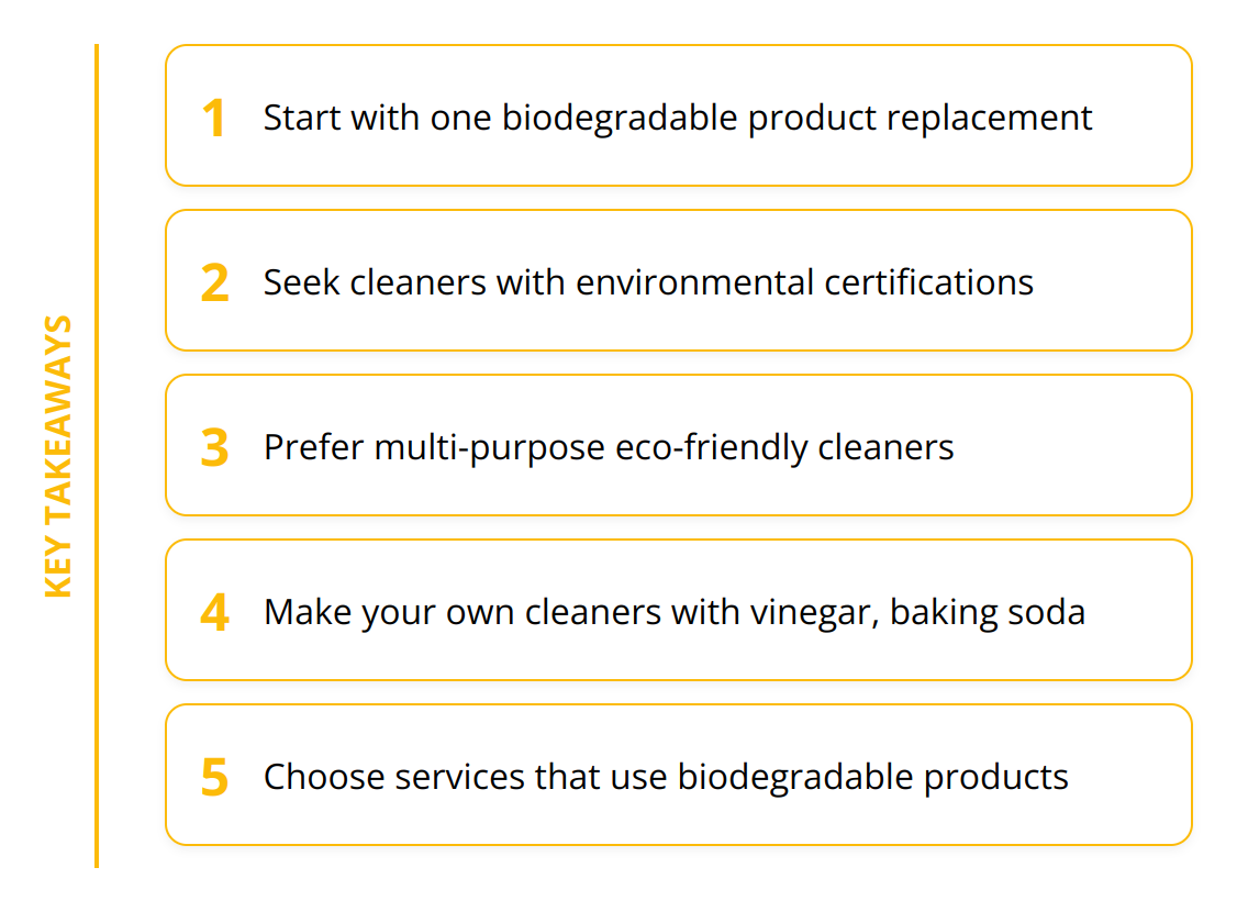 Key Takeaways - Biodegradable Cleaning Seattle: Essential Guide