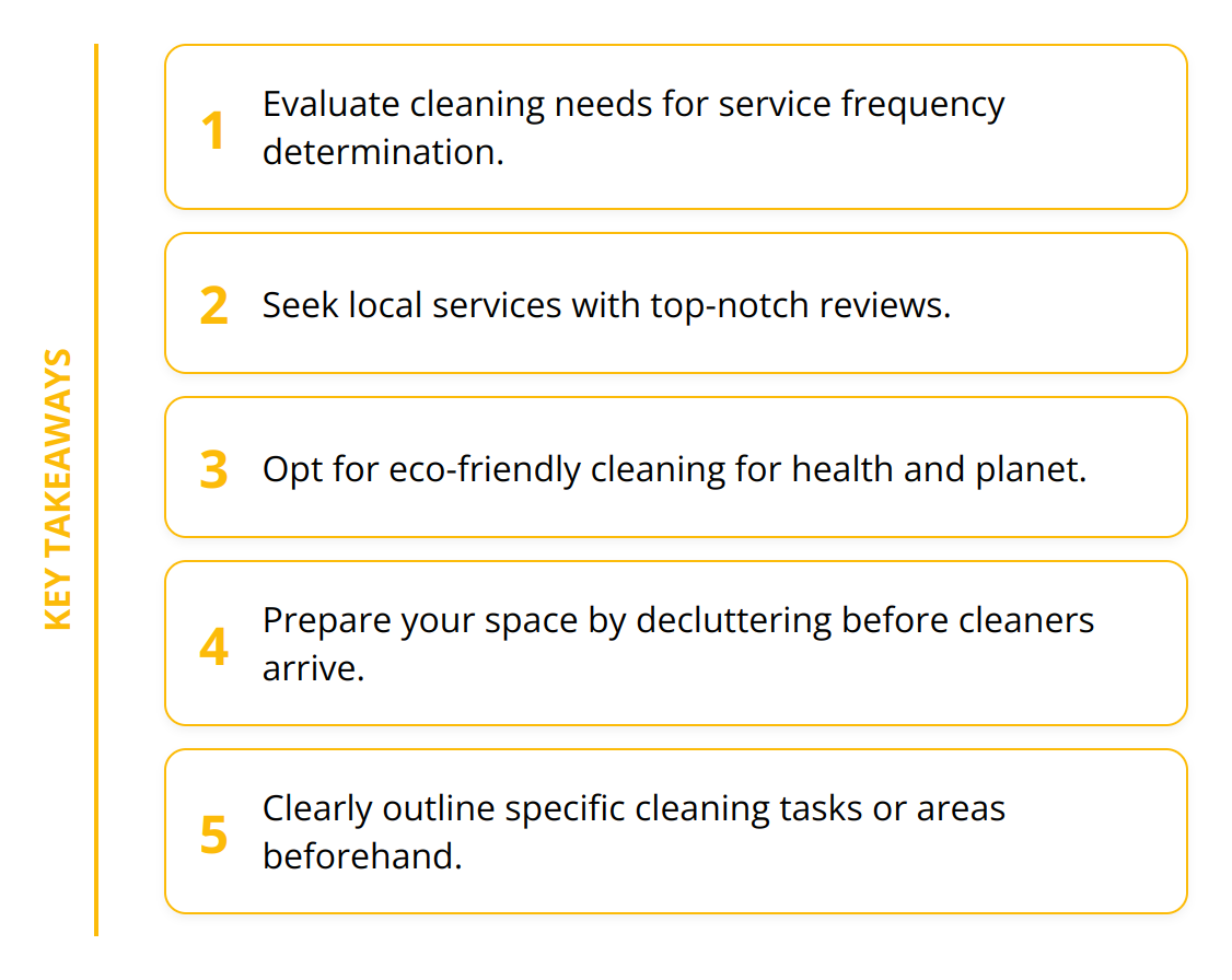 Key Takeaways - Seattle Apartment Cleaning Services: Essential Guide