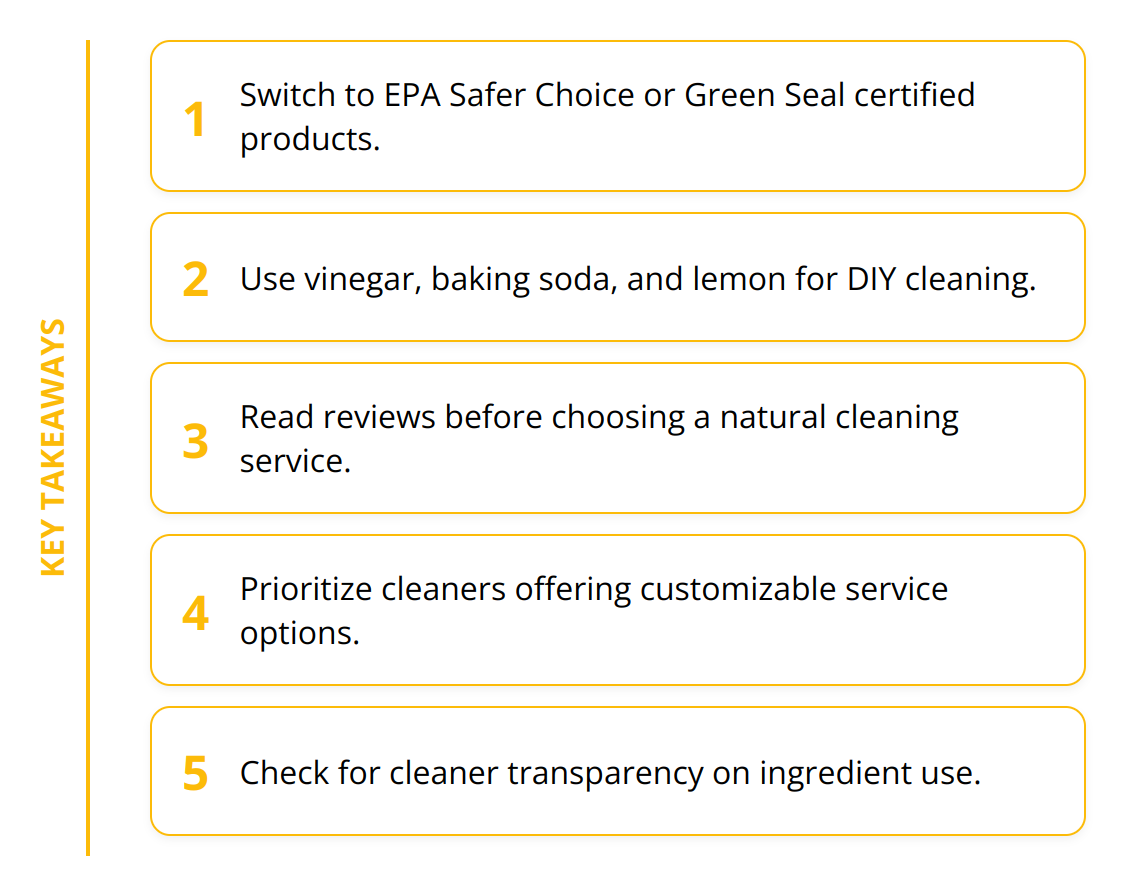 Key Takeaways - What Are the Benefits of Natural Cleaning Services in Alpharetta?
