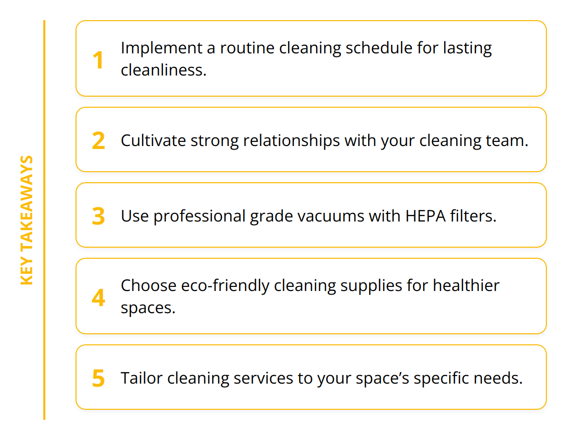 Key Takeaways - What Makes Recurring Cleaning Services in Seattle So Effective?