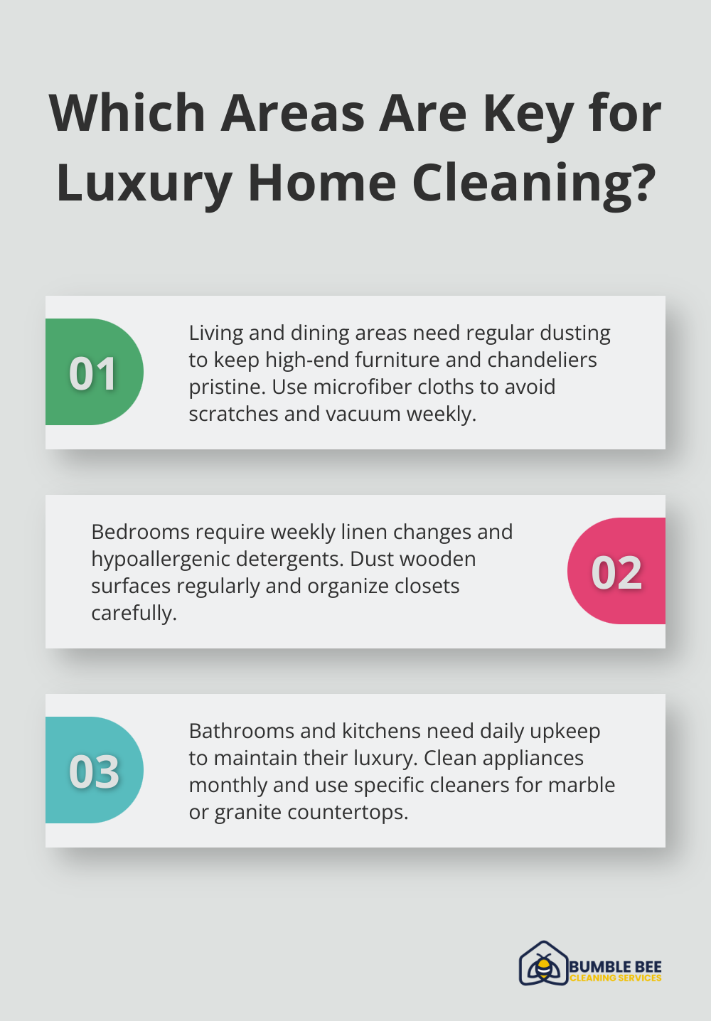 Fact - Which Areas Are Key for Luxury Home Cleaning?
