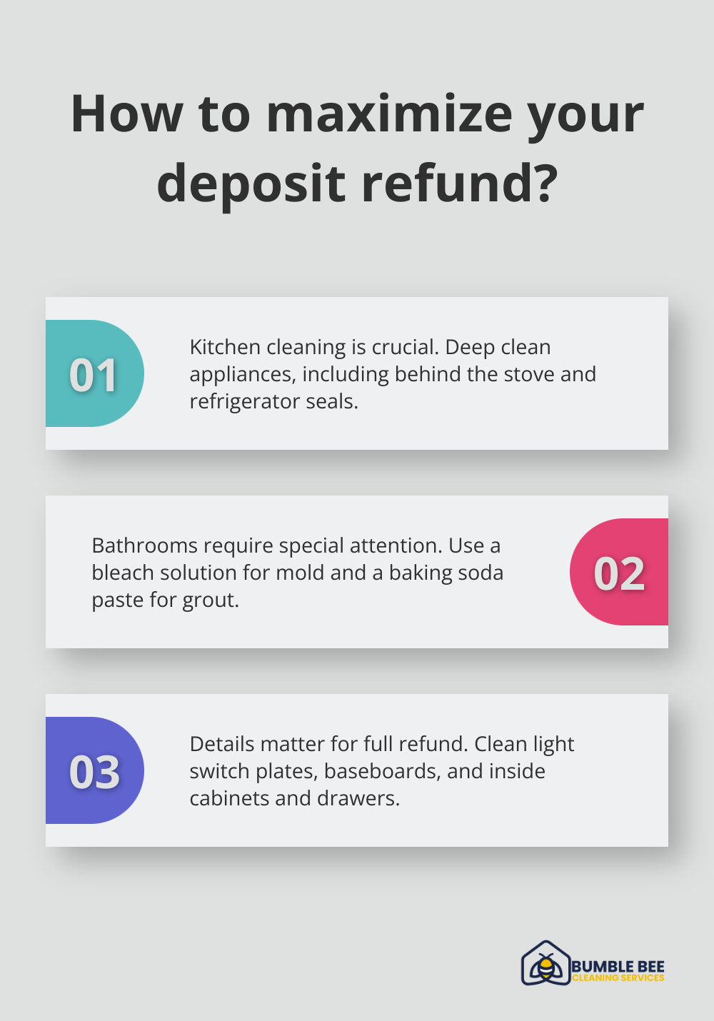 Fact - How to maximize your deposit refund?