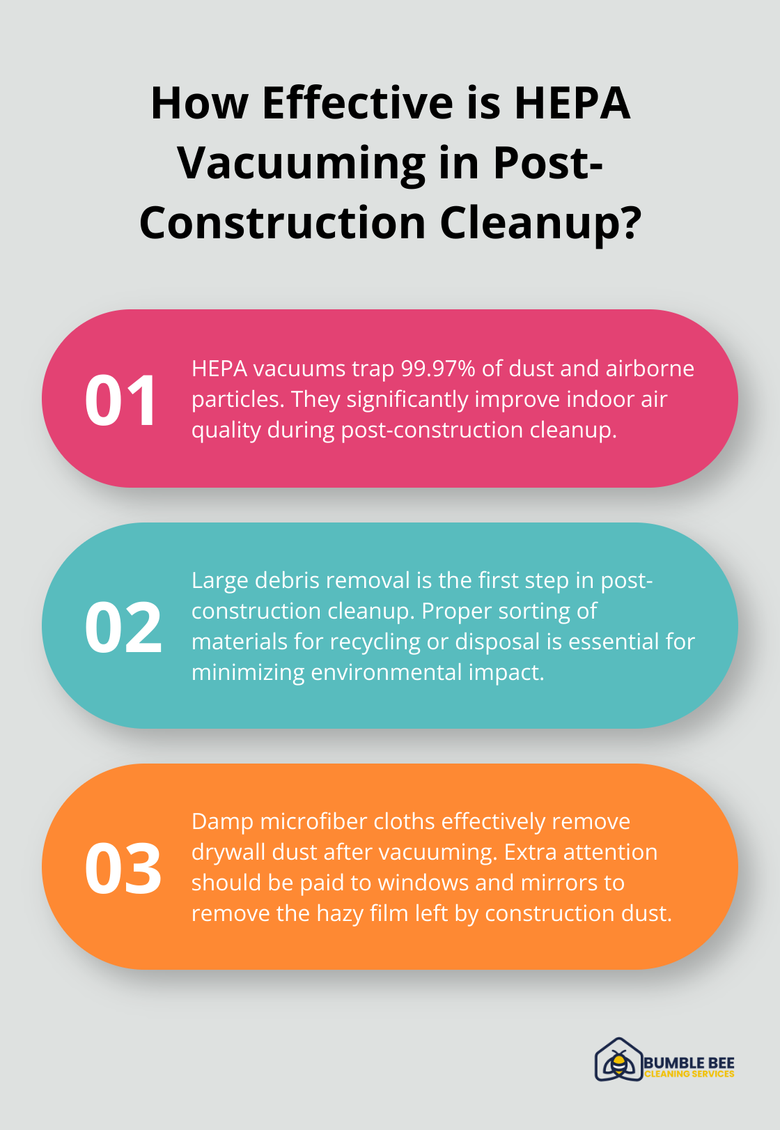 Fact - How Effective is HEPA Vacuuming in Post-Construction Cleanup?