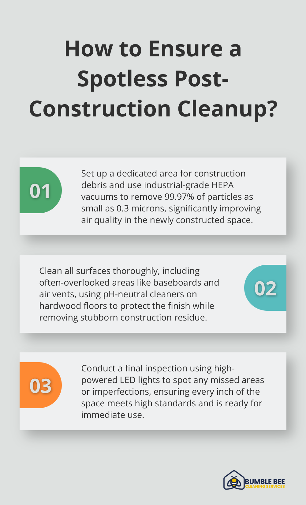 Fact - How to Ensure a Spotless Post-Construction Cleanup?