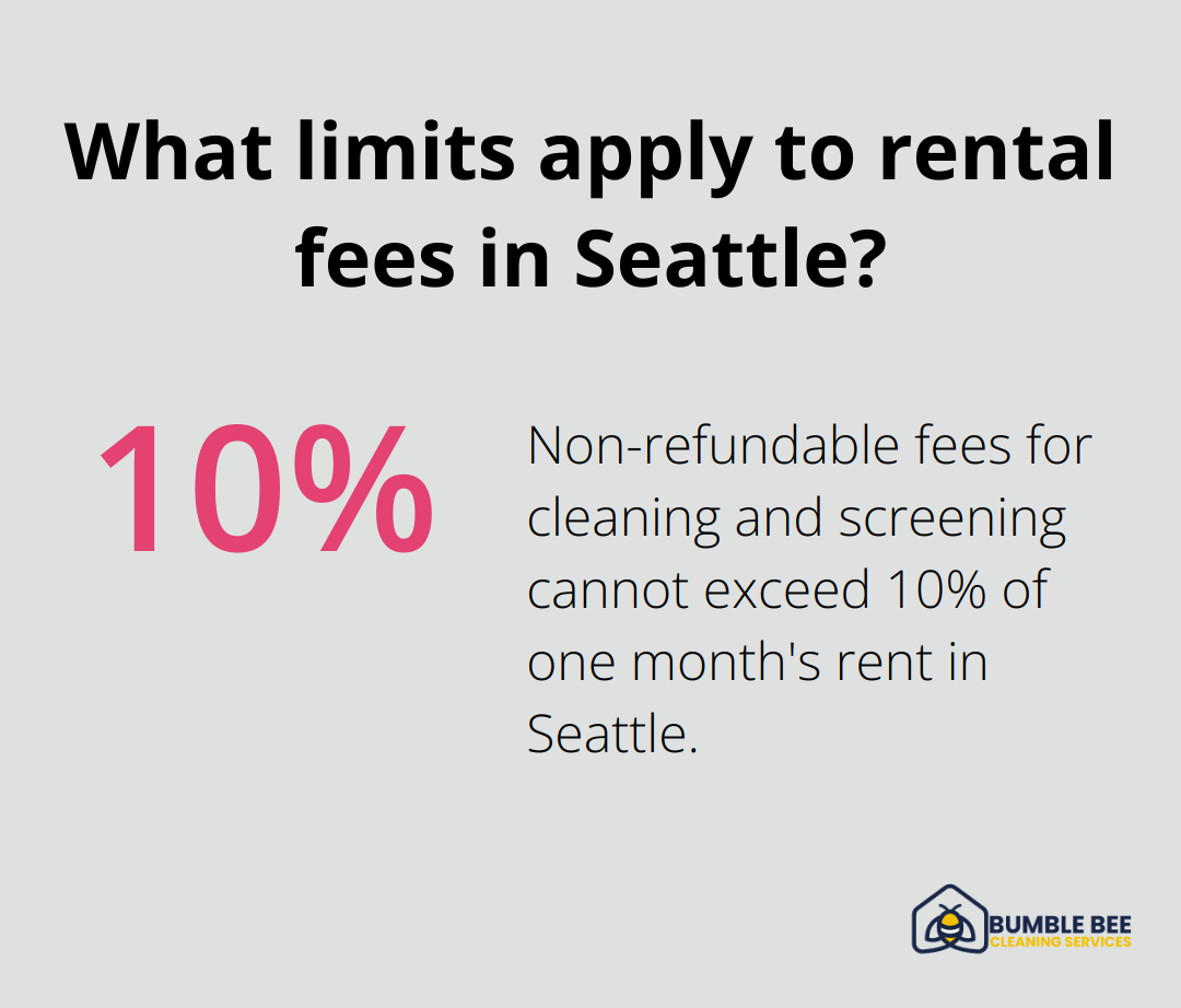 Infographic: What limits apply to rental fees in Seattle? - Final rental inspection