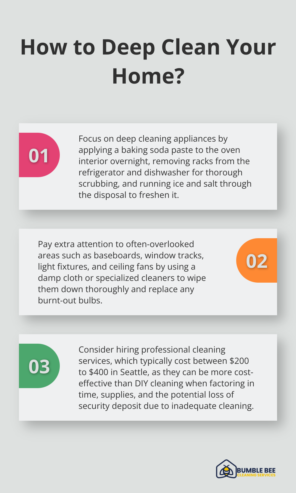 Infographic: How to Deep Clean Your Home? - Rental cleanup