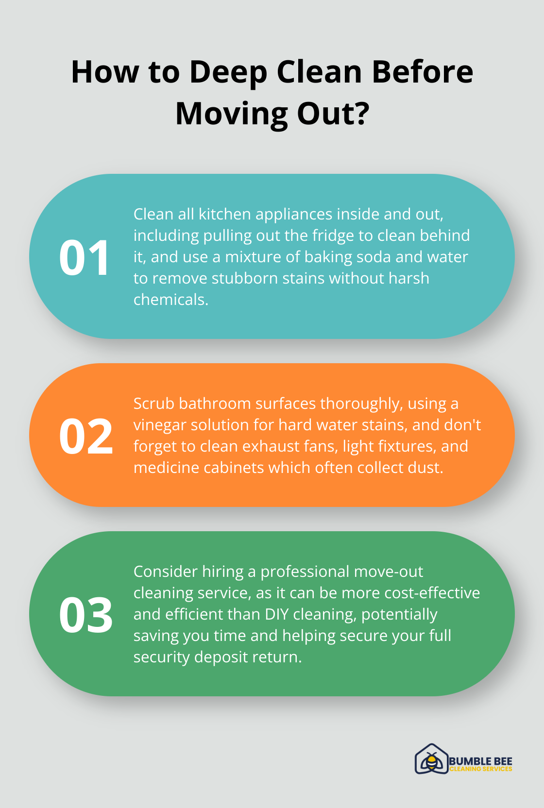 Infographic: How to Deep Clean Before Moving Out?